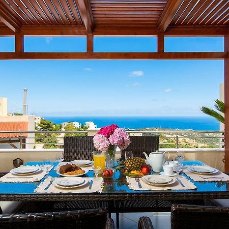 Azure Sea View Villa Rethymno Quarto foto