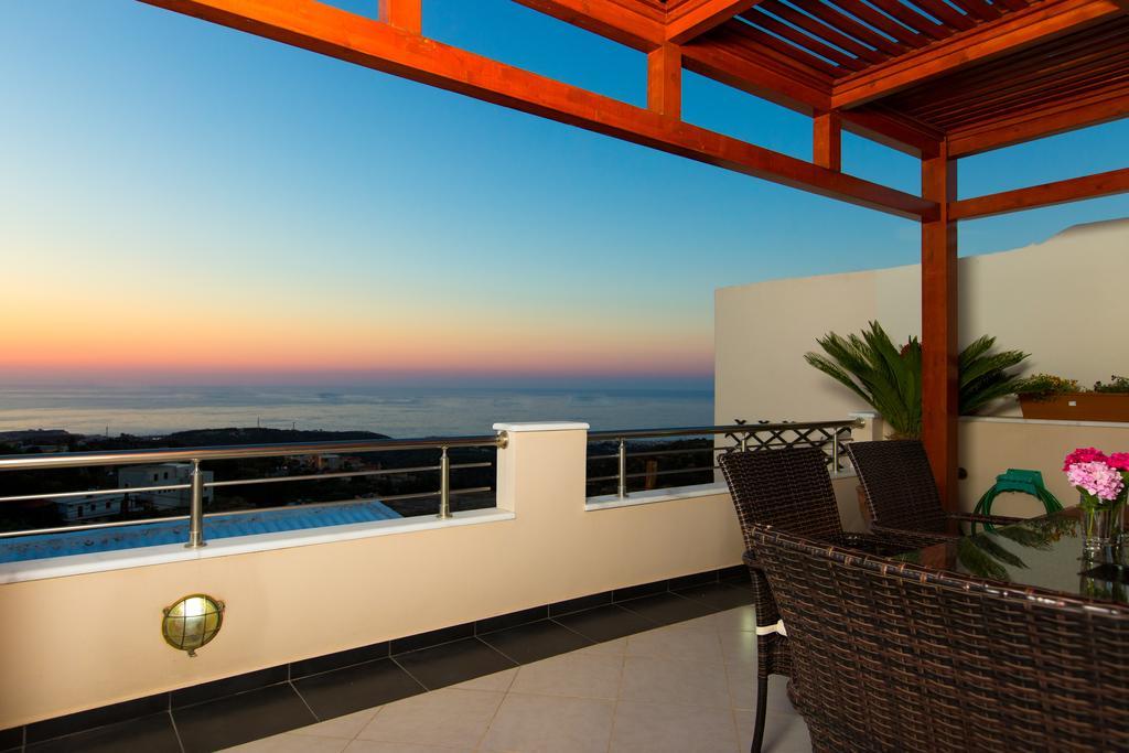 Azure Sea View Villa Rethymno Quarto foto